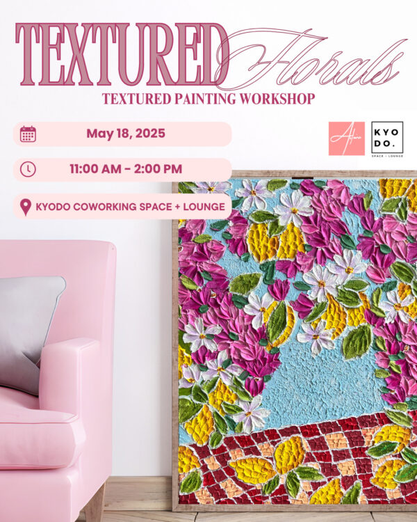 MAY 18: Altaire Paints x Kyodo | Textured Florals Painting