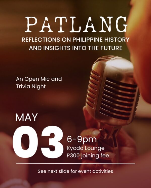MAY 03: Deartime x Kyodo | Patlang: PH Politics & History Trivia Night