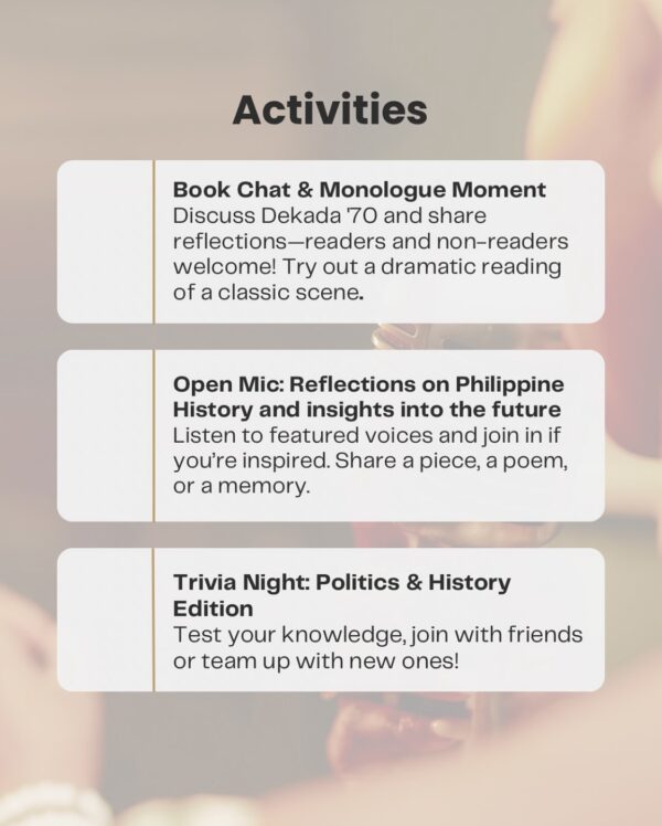 MAY 03: Deartime x Kyodo | Patlang: PH Politics & History Trivia Night