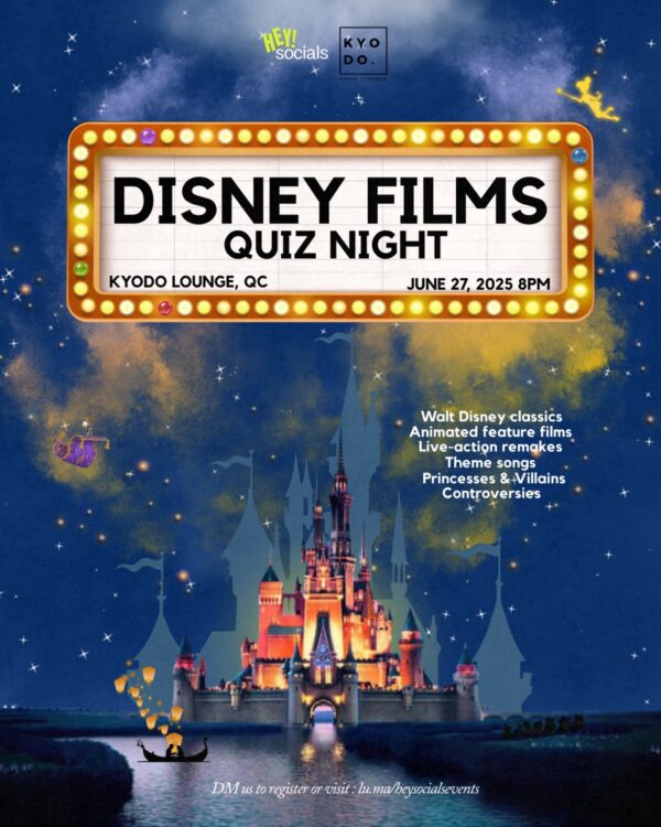 JUN 27: Hey! Socials x Kyodo | Disney Quiz Night