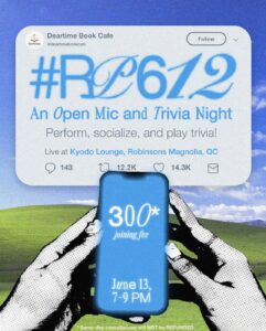 JUN 13: Deartime x Kyodo | #RP612FIC Trivia Night