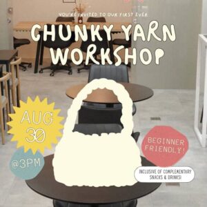 AUG 30: Knots & Blooms x Kyodo | Chunky Yarn Workshop