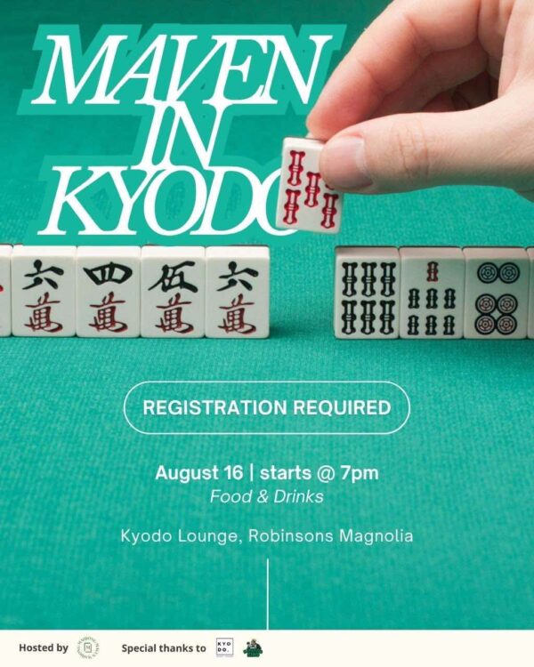 AUG 16: Mahjong Maven Club x Kyodo