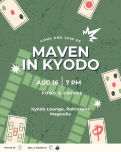 AUG 16: Mahjong Maven Club x Kyodo
