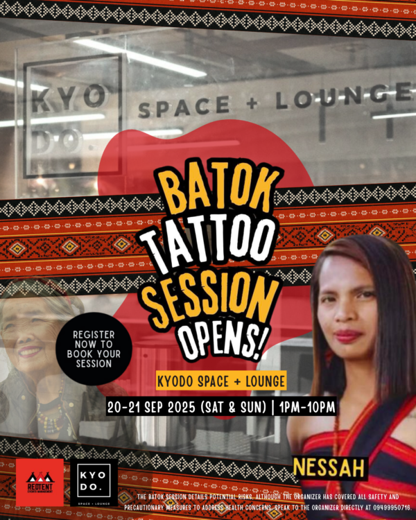 SEP 20-21: Red Tent Events x Kyodo | Ink & Vibes: Batok Tattoo Session