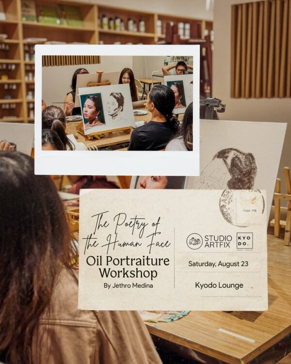 AUG 23: Studio Artfix x Kyodo | Oil Portraiture Workshop