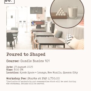 AUG 23: Stshd Atelier x Kyodo | Candle Basics 101