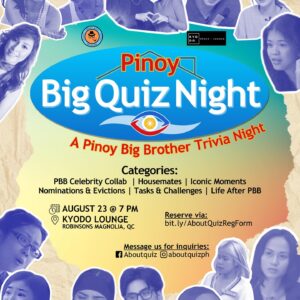 AUG 23: AboutQuiz x Kyodo | Pinoy Big Brother Trivia Night