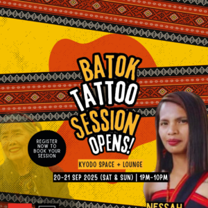 SEP 20-21: Red Tent Events x Kyodo | Ink & Vibes: Batok Tattoo Session