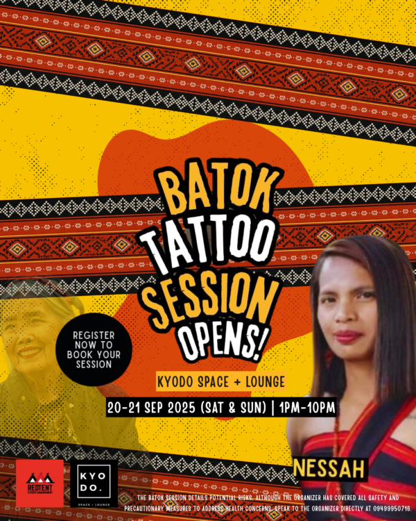 SEP 20-21: Red Tent Events x Kyodo | Ink & Vibes: Batok Tattoo Session