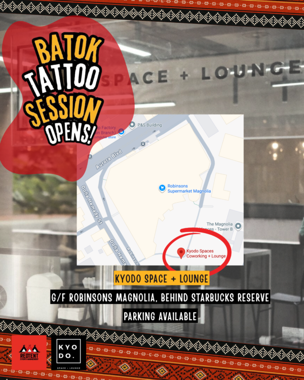 SEP 20-21: Red Tent Events x Kyodo | Ink & Vibes: Batok Tattoo Session