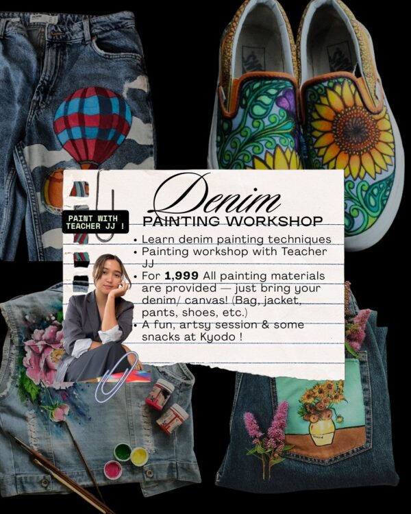 OCT 11: Justine Bornel x Kyodo | Painting Workshop: Bring Your Own Denim