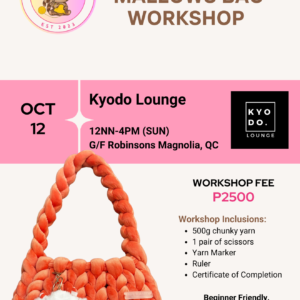 OCT 12: Art Kittles x Kyodo | Mallows Bag Workshop