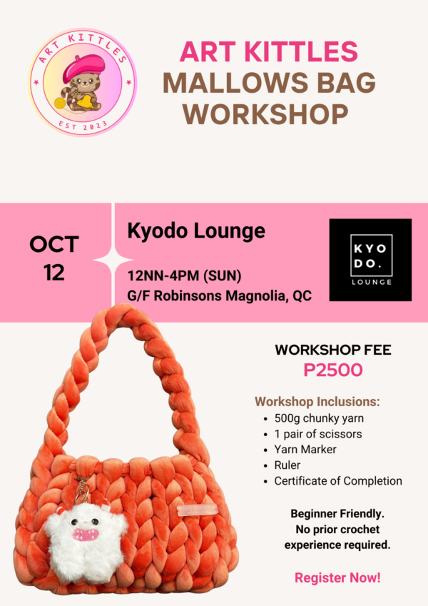 OCT 12: Art Kittles x Kyodo | Mallows Bag Workshop