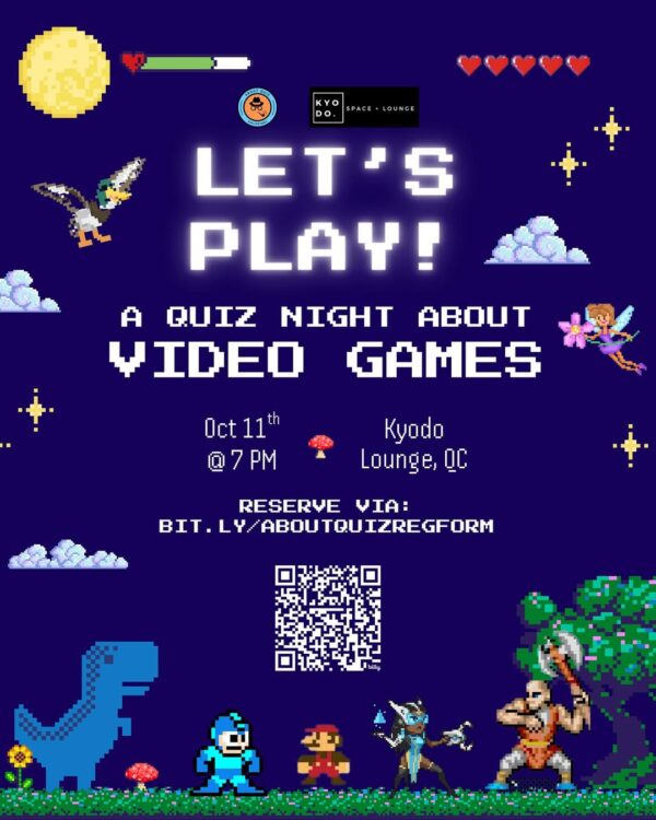 OCT 11: AboutQuiz x Kyodo | Video Games Quiz Night