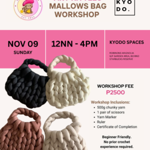 NOV 09: Art Kittles x Kyodo | Mallows Bag Workshop