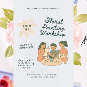 MAR 01: Artsy Gigi x Kyodo | Watercolor Floral Painting Workshop
