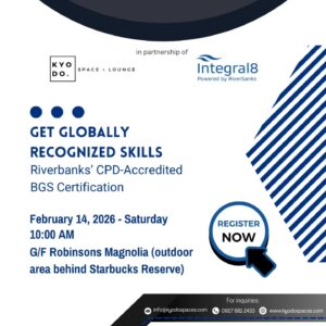 FEb 14: Integral8 x Kyodo | Riverbanks' CPD-Accredited BGS Certification (Registration Required)
