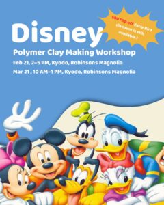 FEB 21: Try It! Studios x Kyodo | Disney-Themed Polymer Clay Making Workshop