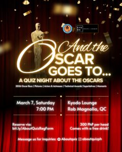 MAR 07: AboutQuiz x Kyodo | Oscars Quiz Night