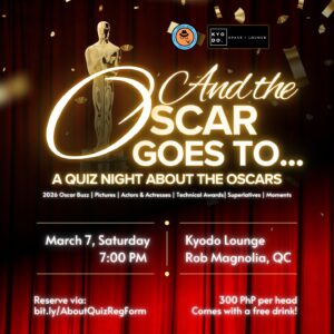 MAR 07: AboutQuiz x Kyodo | Oscars Quiz Night