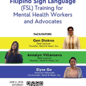 JUN 06: Figure Ground x Hand & Heart x Kyodo | Filipino Sign Language (FSL) Training
